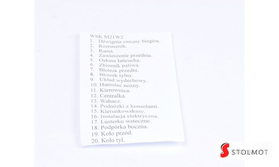 ŚRUBY WSK 175 M21 W2 OCYNK ŚRUBY WSK 175 M21 W2 OCYNK
