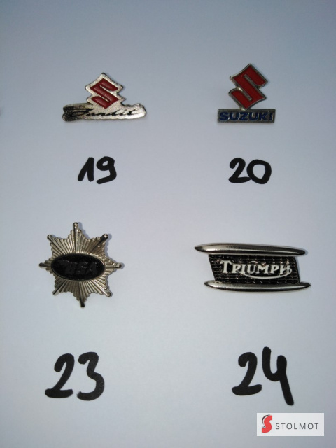 1 PRZYPINKI MOTOCYKLOWE RÓŻNE RODZAJE PRZYPINKA 1 PRZYPINKI MOTOCYKLOWE RÓŻNE RODZAJE PRZYPINKA