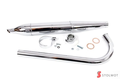 TŁUMIK SIMSON SR1 / SR2 KOMPLET